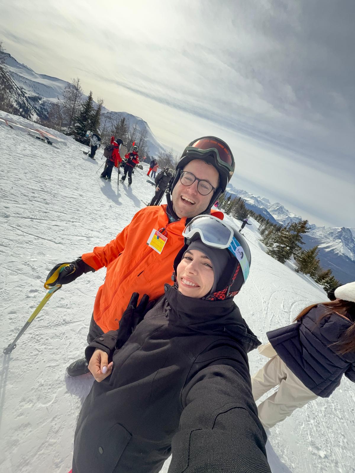 Skiing at Lake Louise
